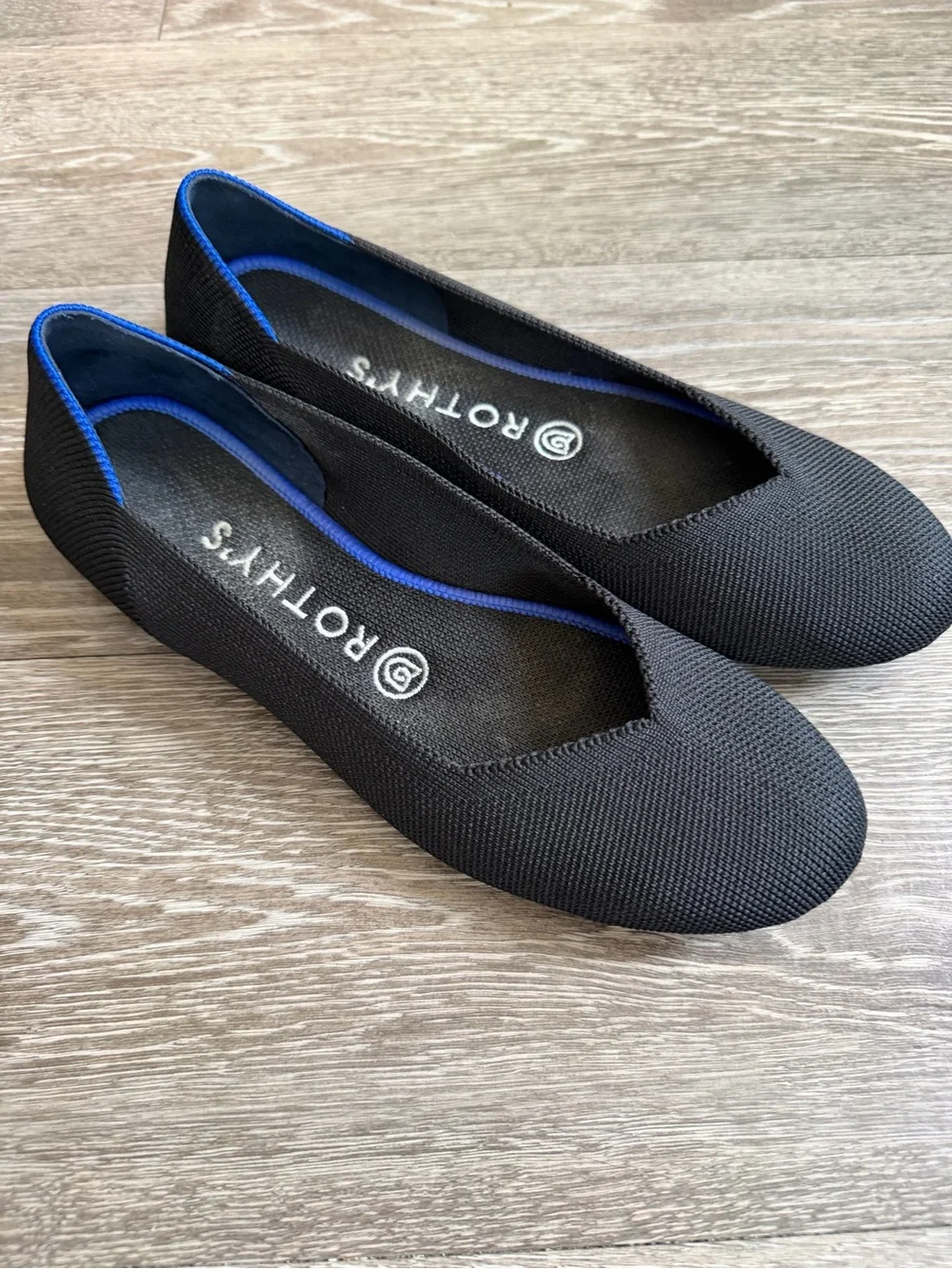 Rothy’s The Flats in Black size 7.5